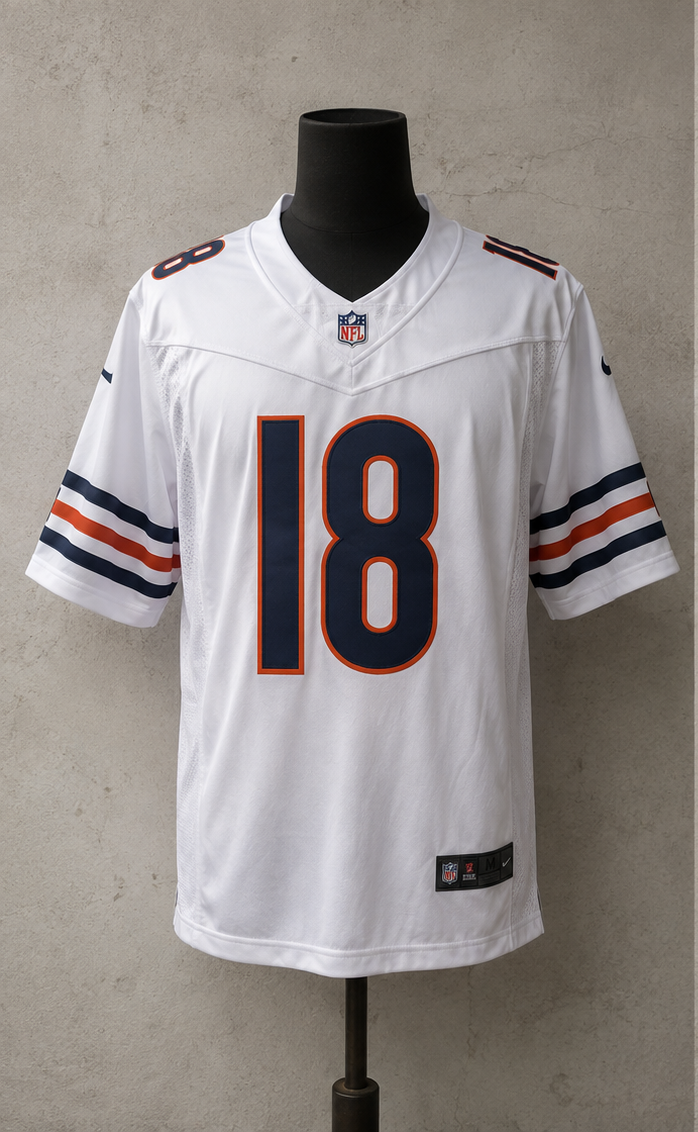 Chicago Bears Jersey Blanca