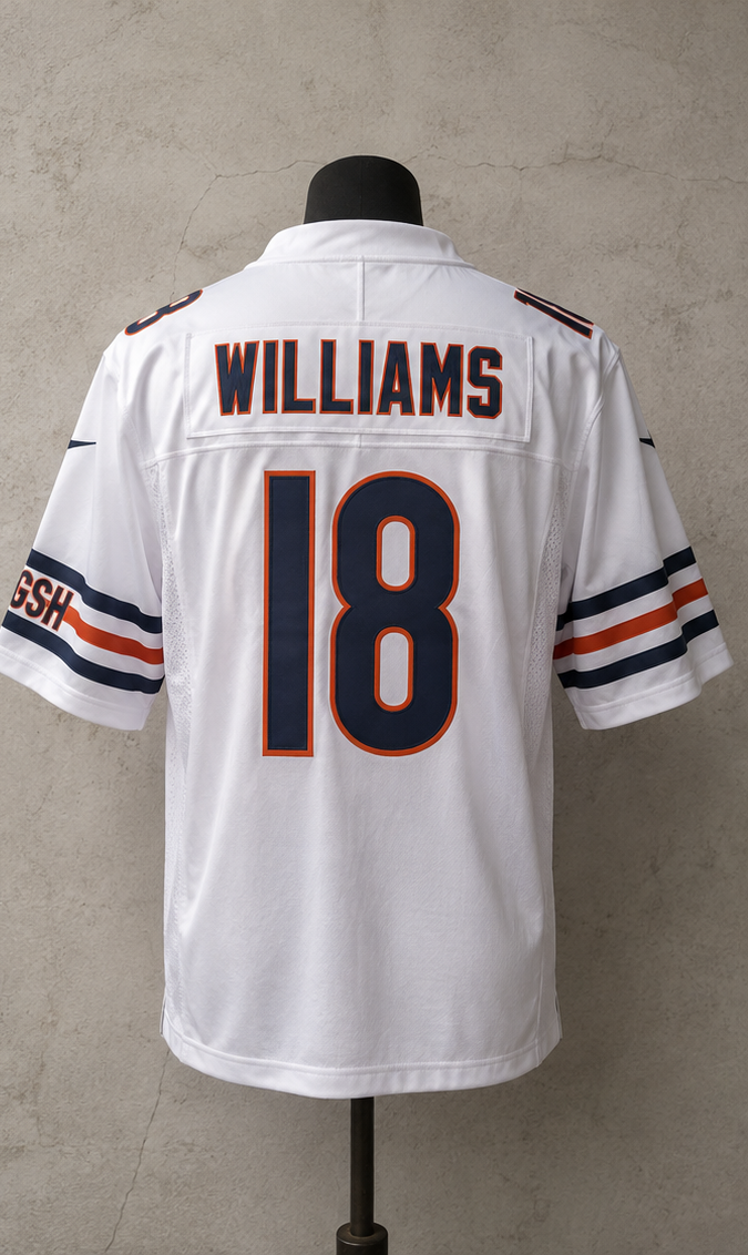 Chicago Bears Jersey Blanca
