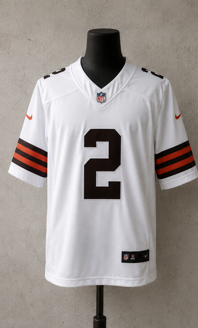 Cleveland Browns Jersey Blanca