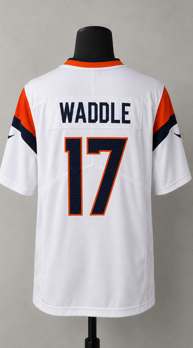 Denver Broncos Jersey Blanca