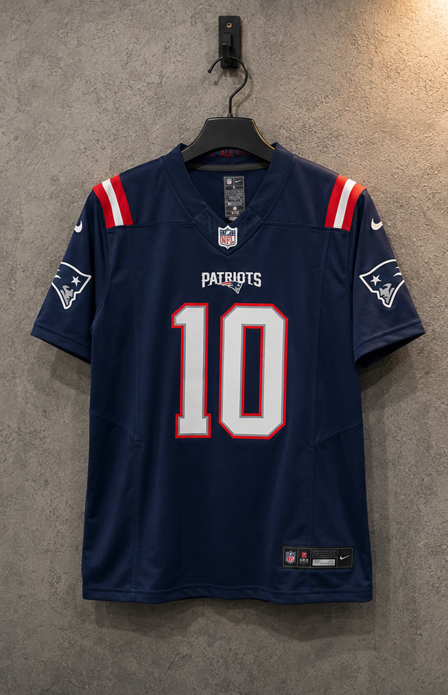 New England Patriots Jersey Azul