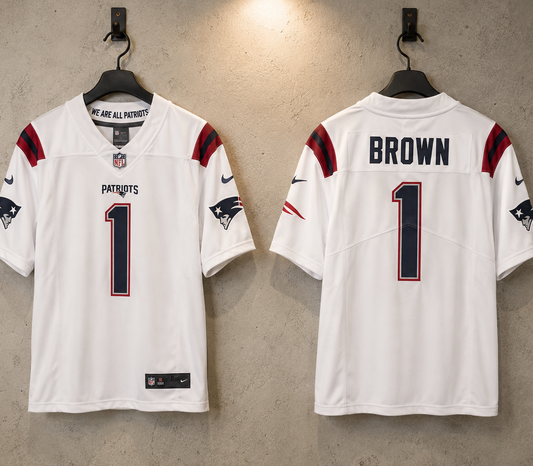 New England Patriots Jersey Blanca