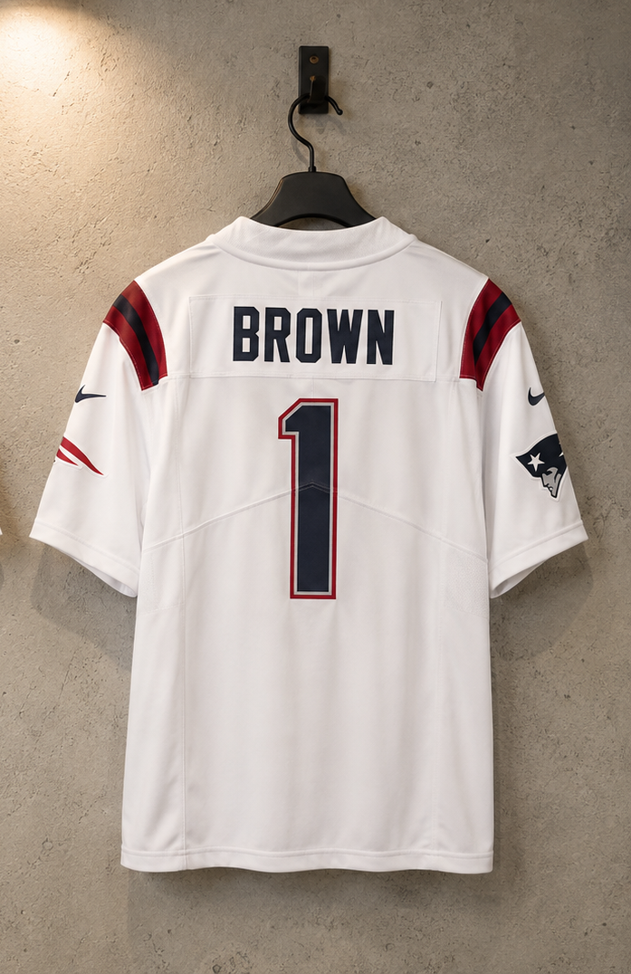 New England Patriots Jersey Blanca