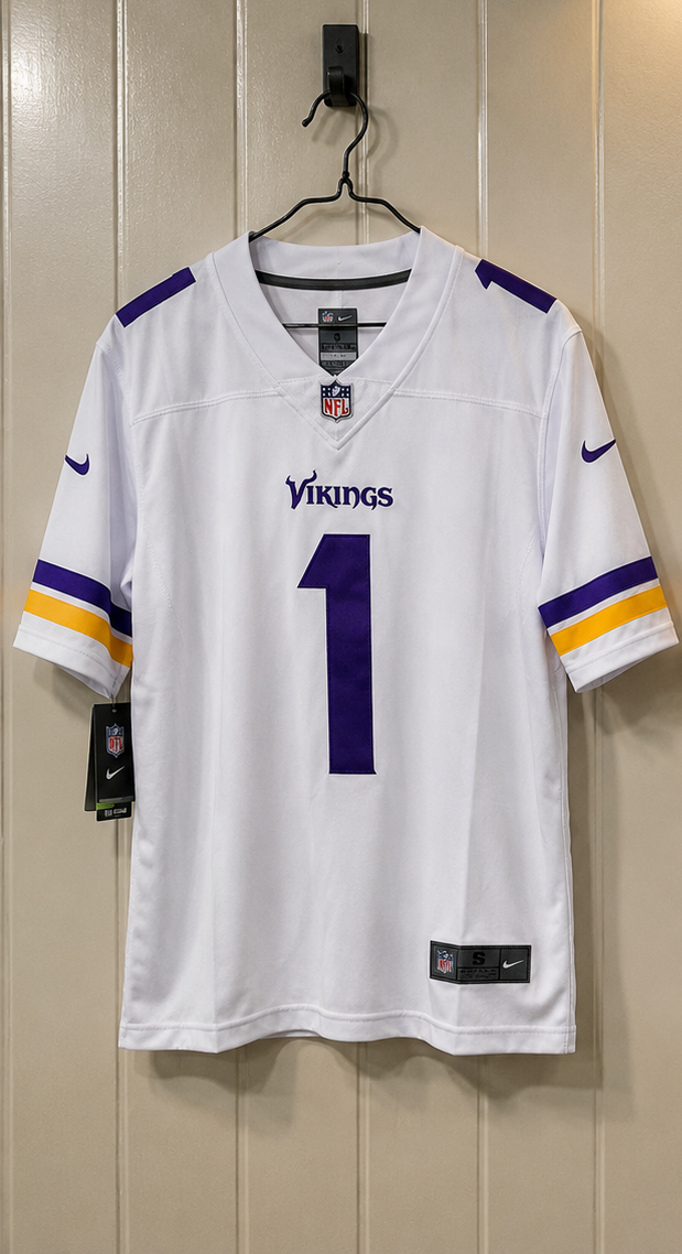 Minnesota Vikings Jersey Blanca