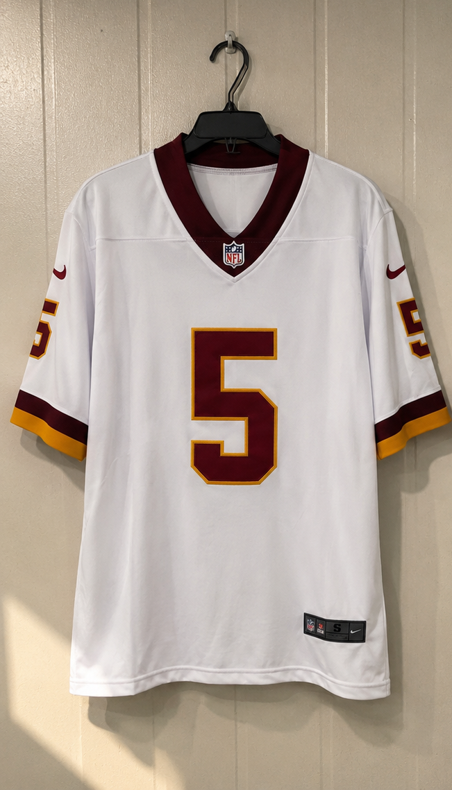 Washington Commanders Jersey Blanca