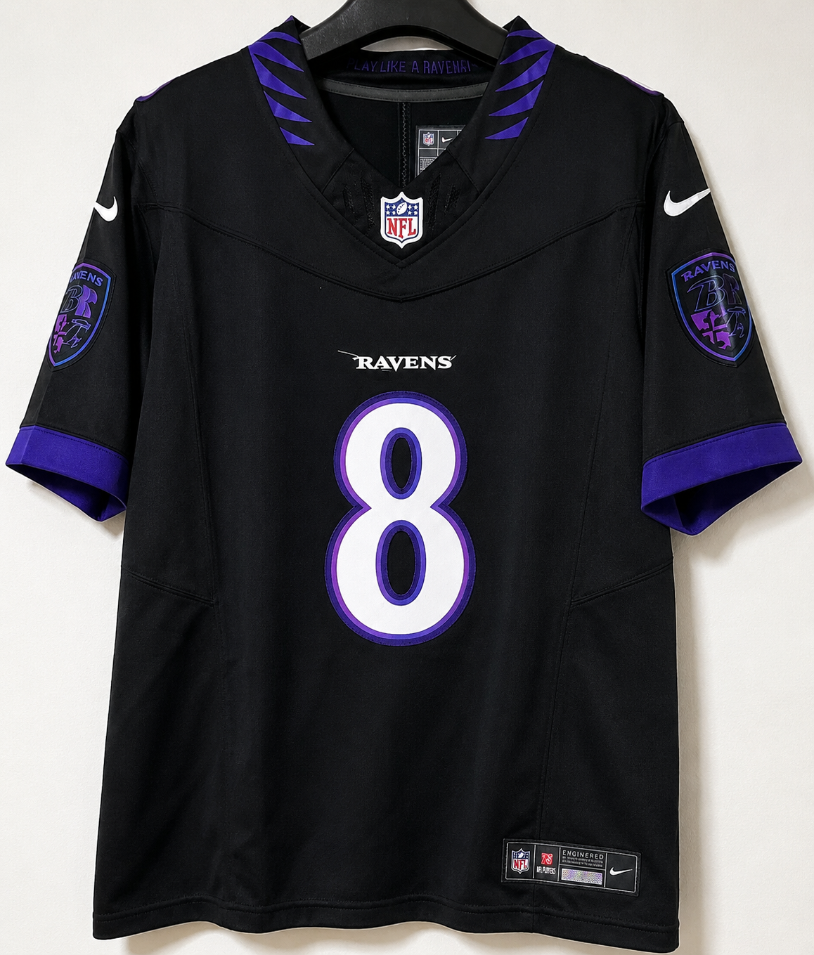 Baltimore Ravens Jersey Negro