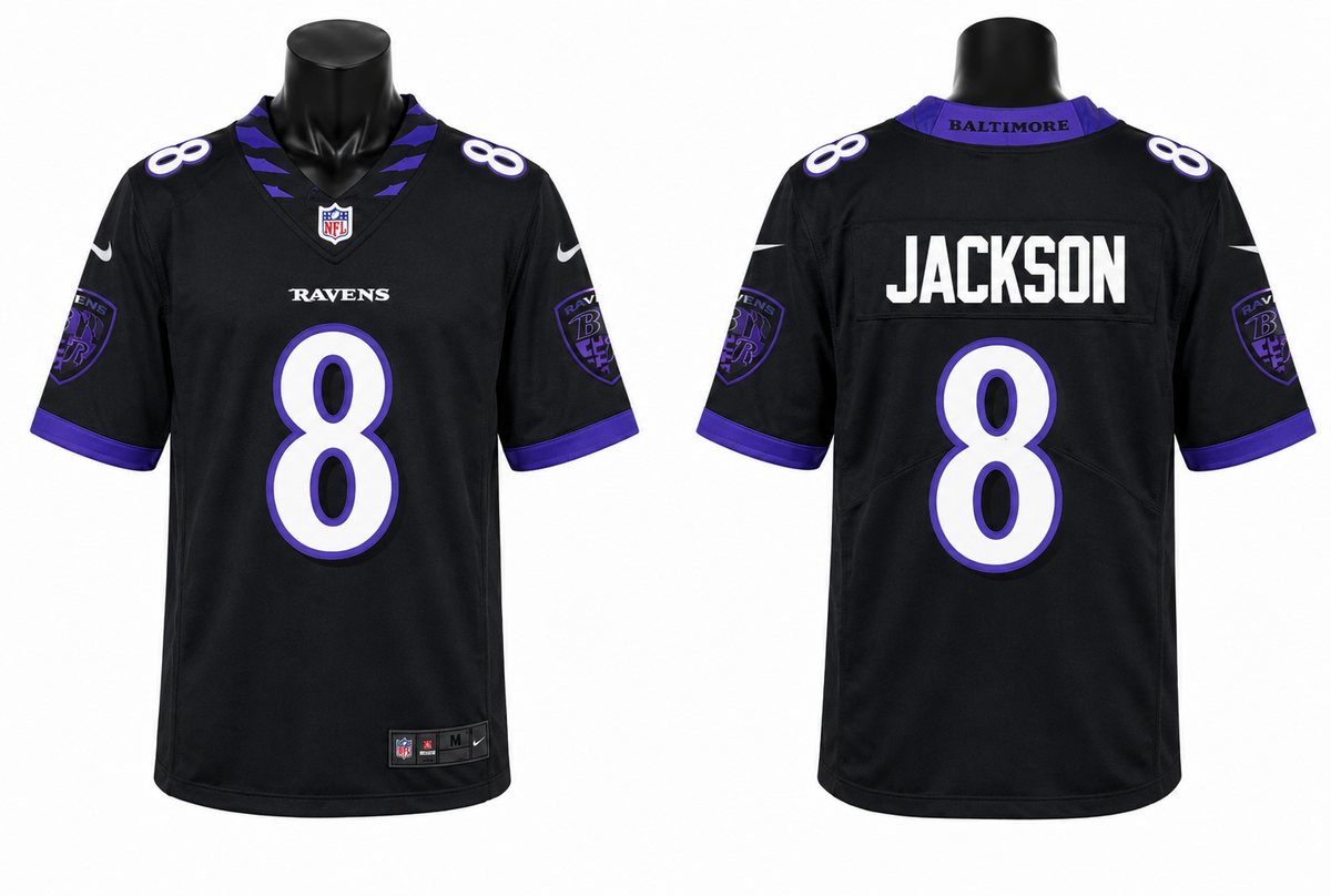 Baltimore Ravens Jersey Negro