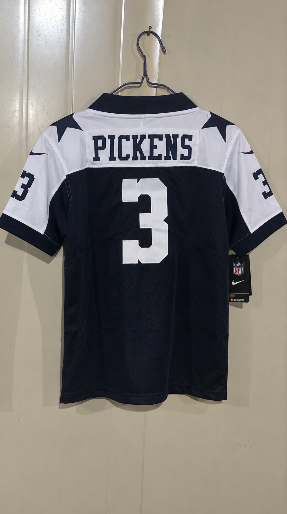Dallas Cowboys Jersey Navy Blanco