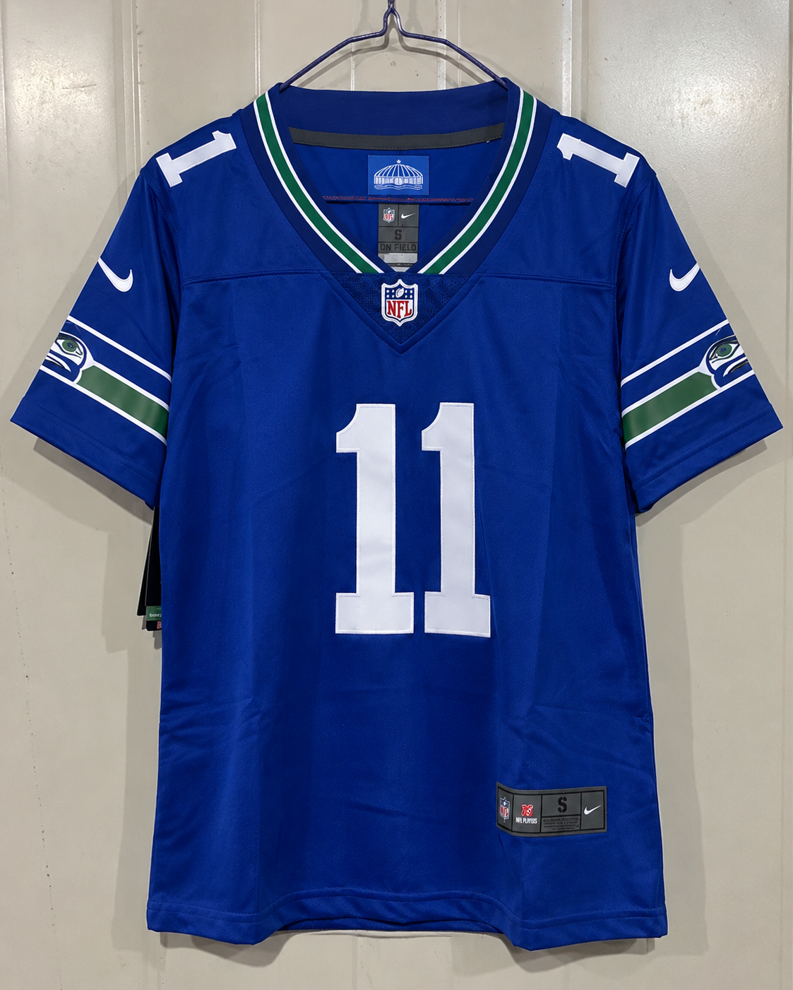 Seattle Seahawks Jersey Azul Throwback