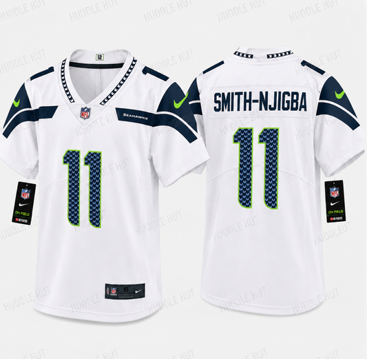 Seattle Seahawks Jersey Blanca