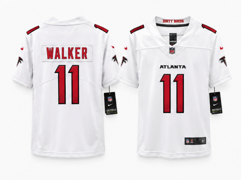 Atlanta Falcons Jersey Blanca